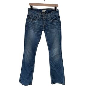 Taverniti So Jeans Billy Womens Medium Wash Blue Bootcut Flare Denim Size 27